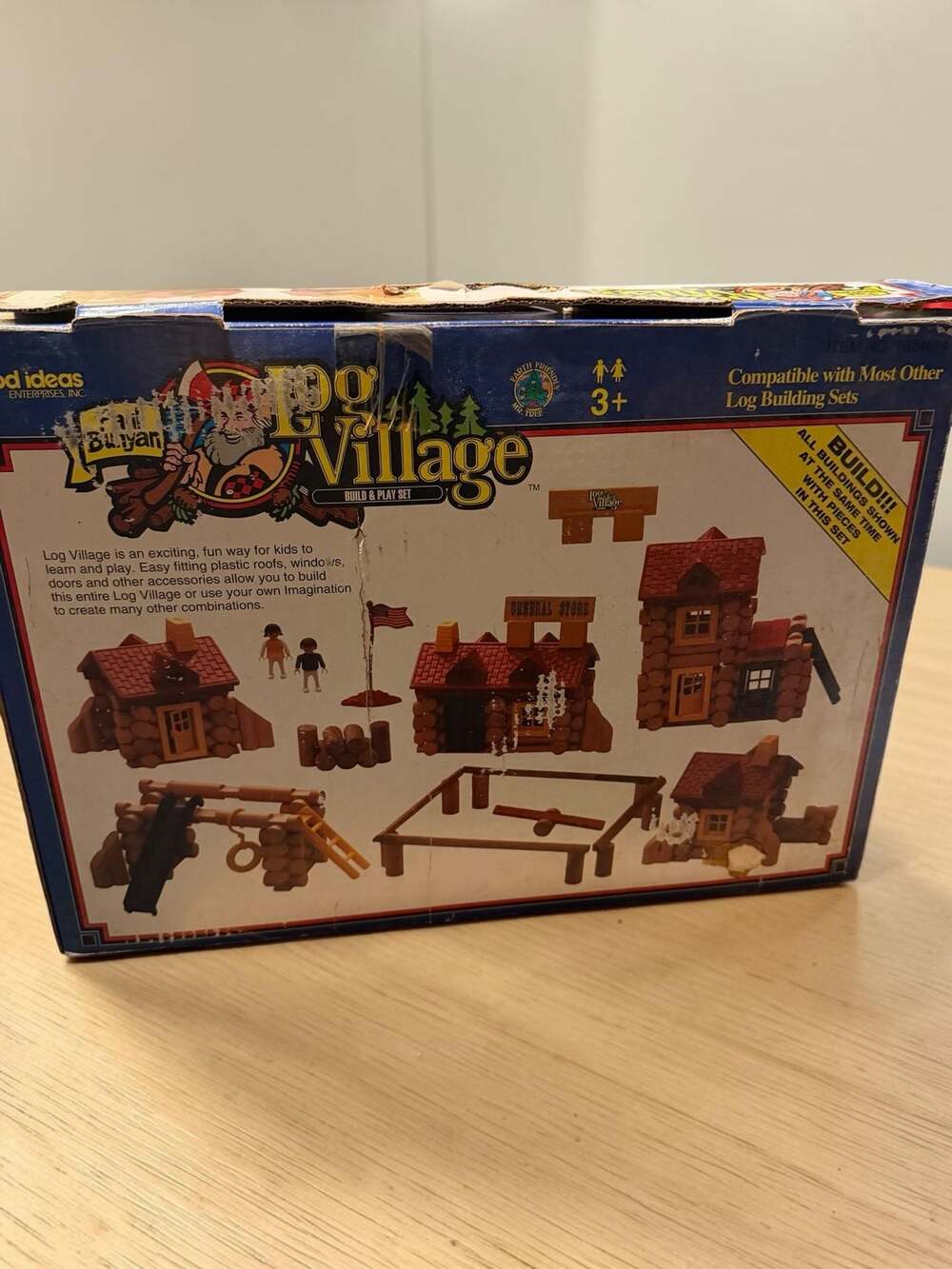 Paul Bunyan Log Village Build & Play Set